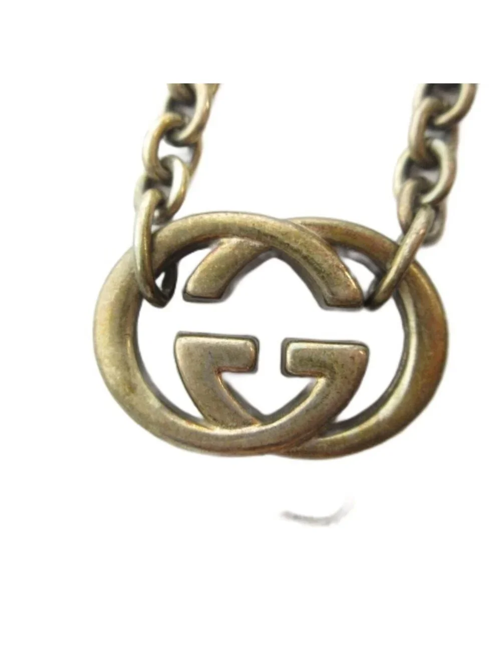 Gucci Pendant Interlocking Silver